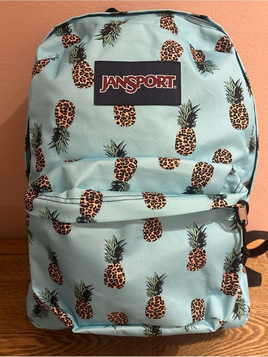 Jansport Handbags - Jansport Backpack Crosstown Leopard Pineapple Student Travel